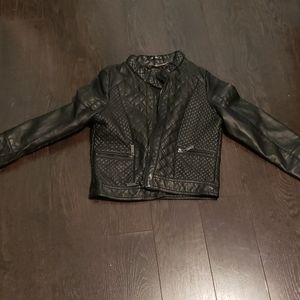 Faux leather jacket